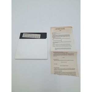 Castle Wolfenstein 1981 Muse Ibm II 5.25 Floppy Disc Vintage